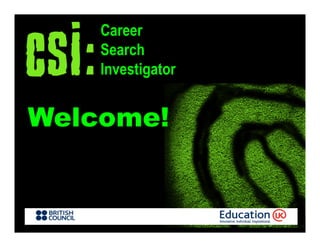 Welcome!
Career
Search
Investigator
 