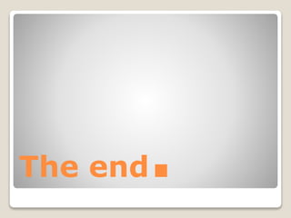 The end.
 