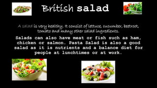 British food and drink presentation | PPTX