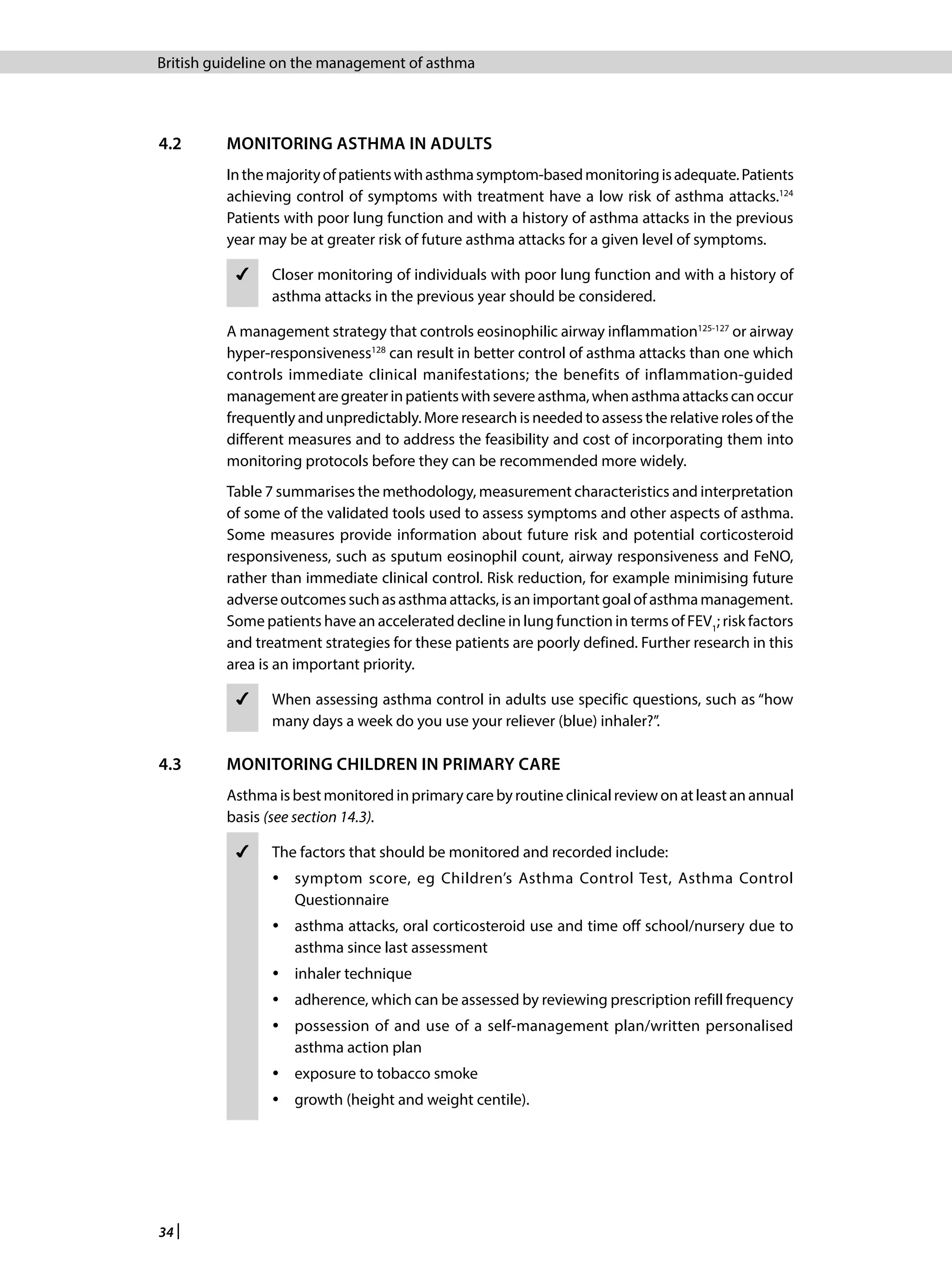 British guideline on the management of asthma | PDF