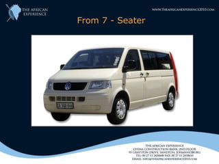 From 7 - Seater
 
