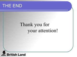 THE END Thank you for your attention! 