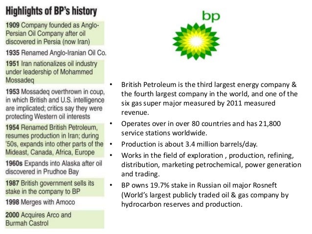 w10 case study write up british petroleum