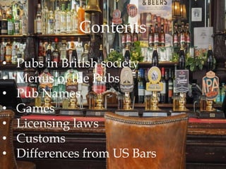 Pubs Ranks British pubs | PPTX