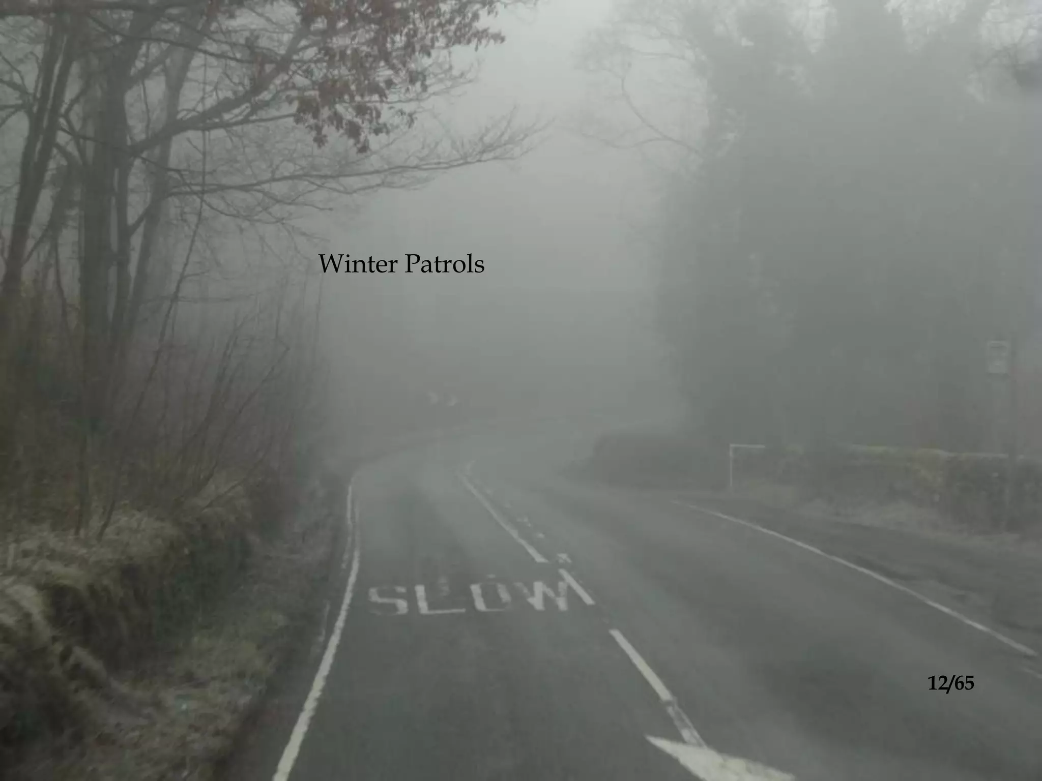 Winter Patrols
12/65