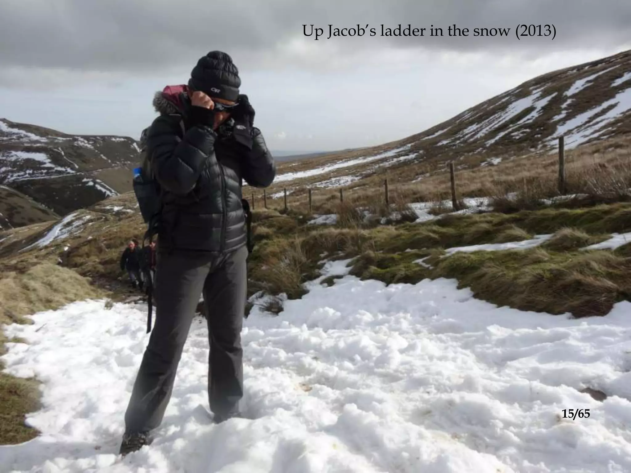 Up Jacob’s ladder in the snow (2013)
15/65