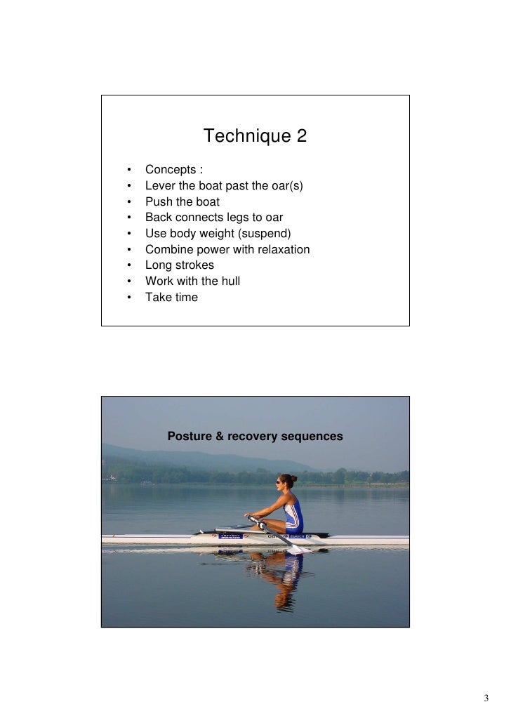 British rowing technique slides
