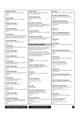 British standards quick reference guide 2007 | PDF