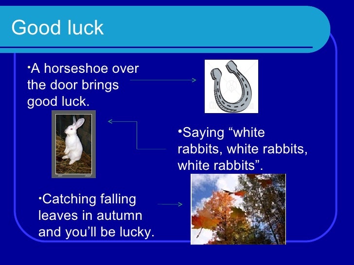 BRITISH SUPERSTITIONS