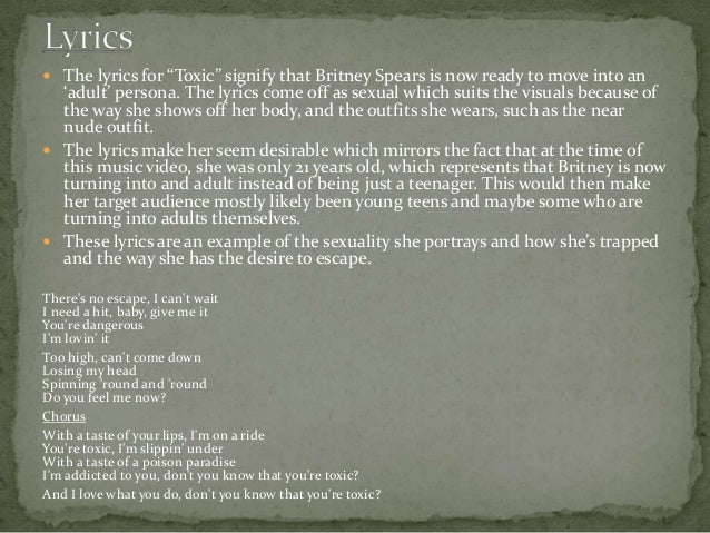 toxicity songtext