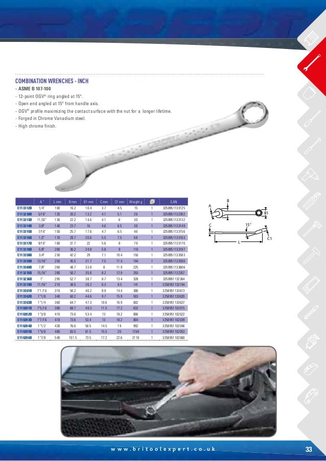 Britool E113319B 11//16-inch Combination Spanner
