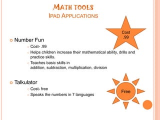 Math ToolsNumber StampsUse rubber stamps for math activities instead of pencils.