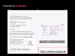 Interactive e-Books

http://ebook.tugraz.at

 