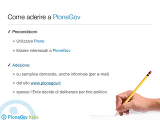 Il modello PloneGov per il riuso nella PA italiana