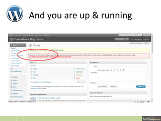 And you are up & running 