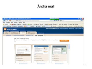 Ändra mall 
