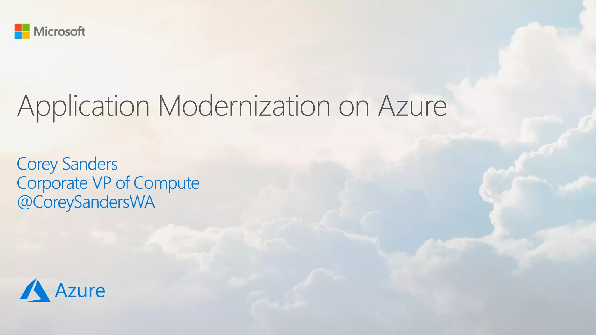 App Modernization with Microsoft Azure | PPTX