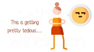 This is getting
pretty tedious…
 