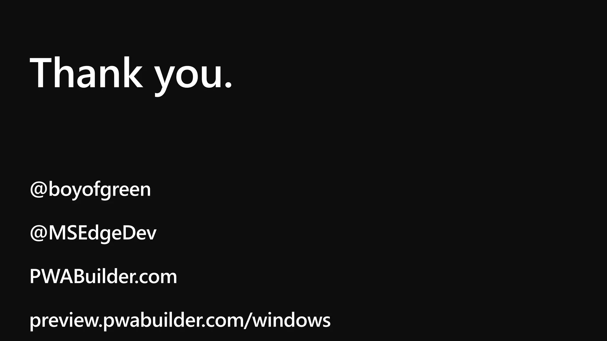 Building Progressive Web Apps for Windows devices