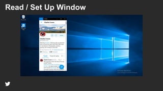 51
Read / Set Up Window
 