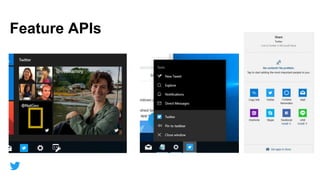 56
Section
Feature APIs
 
