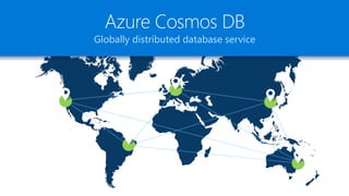 Globally distributed database service
 