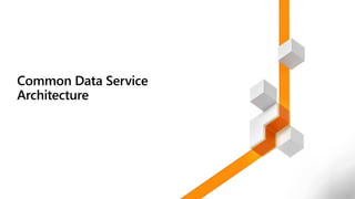 Common Data Service
Architecture
 