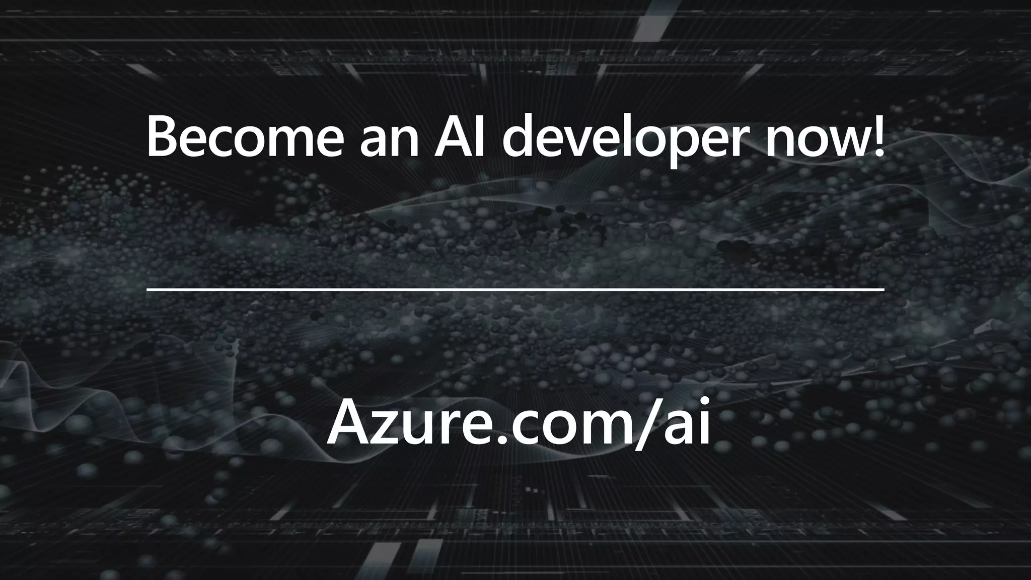 Demystifying Machine and Deep Learning for Developers