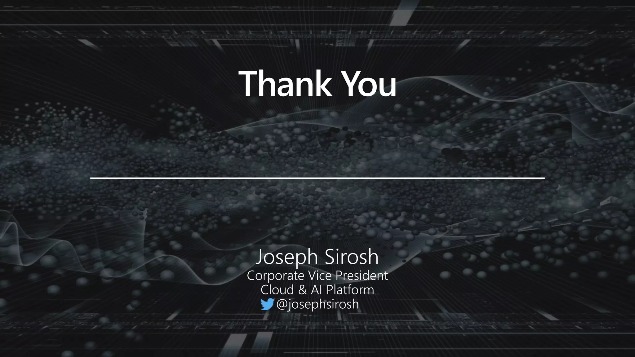 The Microsoft AI platform: a State of the Union