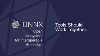 Open
ecosystem
for interoperable
AI models
Tools Should
Work Together.
 