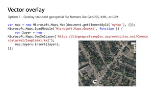 What are customers building with new Bing Maps capabilities | PPTX