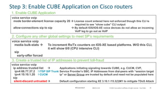sip trunking design with cube cisco unified border element | PDF