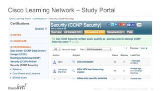 Cisco Learning Network – Study Portal
 