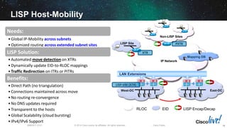 BRKDCT-2131-Mobility & Virt in the DC with LISP & OTV [Milan-2014].pptx