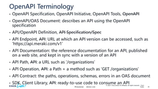 openapi specification | all-in-one tutorial Images... 18 facets of the OpenAPI specification - Cisco Live US 2023 | PPTX