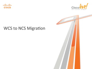Managing an Enterprise WLAN with Cisco Prime NCS & WCS
