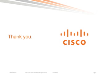 Thank you.




BRKEWN-3016   © 2011 Cisco and/or its affiliates. All rights reserved.   Cisco Public   121
 