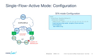 Ring Aggregation EVPN: Migration from Legacy to Modern Architecture | PDF