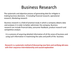 Business Research Method | PPT
