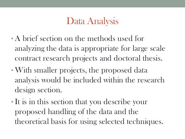 Do data analysis research proposal