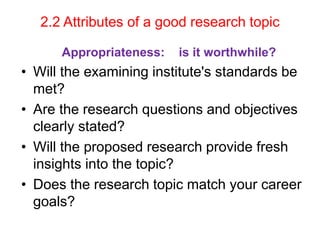 BRM 2-Formulating and clarifying Research Topic Lecture 3.ppt