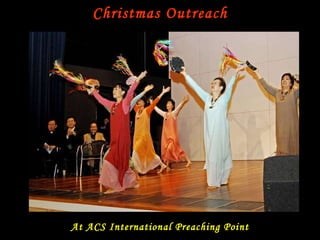 Christmas Outreach At ACS International Preaching Point 