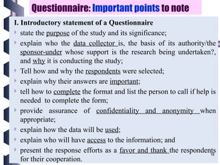 Statement For Data Collection Sources and Methods of Data CollectionCh-5.pptx