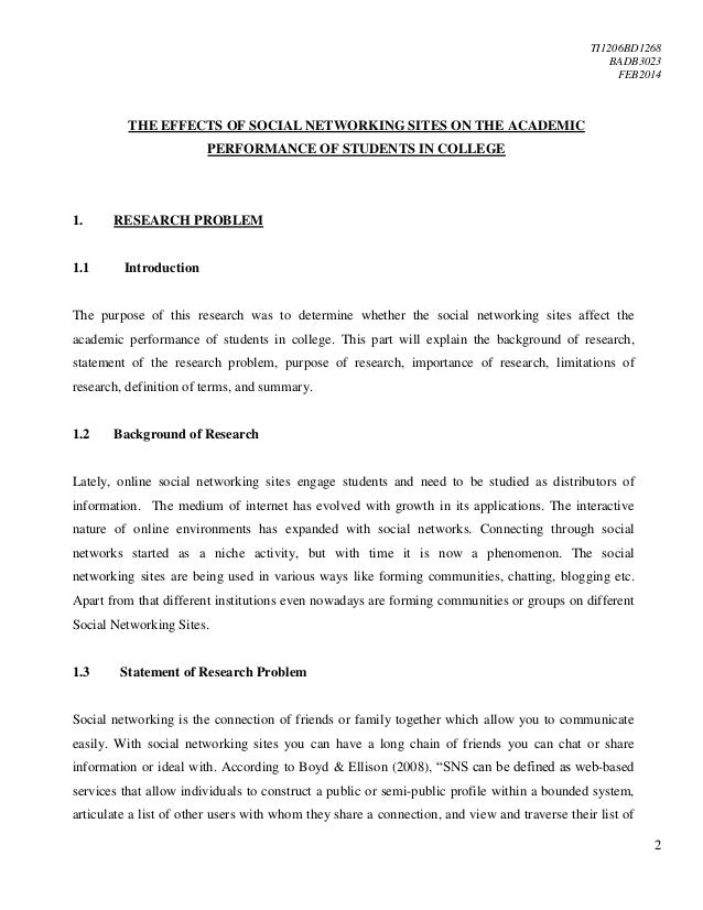 Dissertation proposal networking