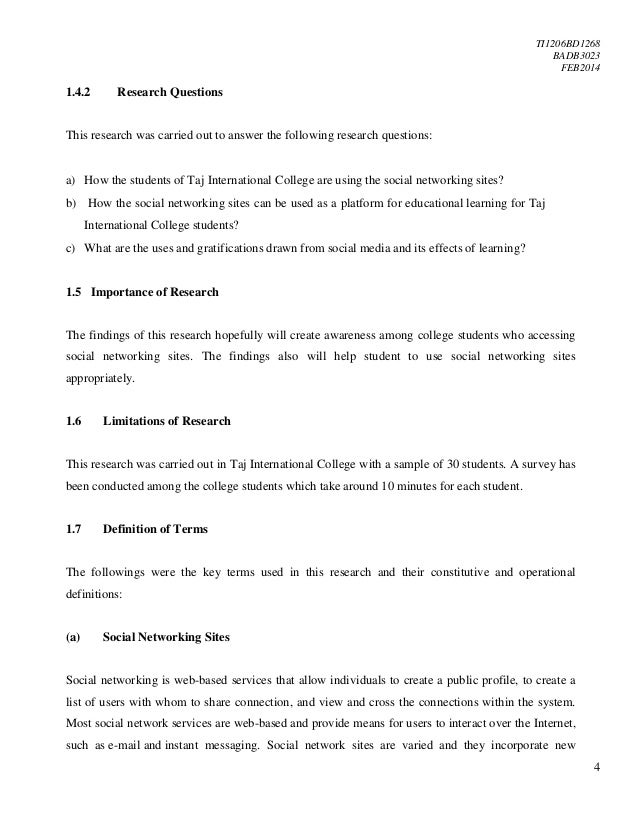 Student Thesis Questionnaire About Academic Performance