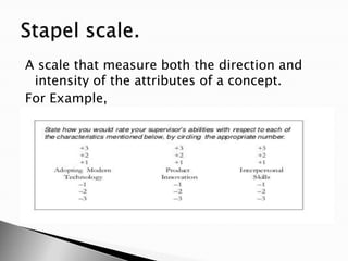 Attributes Rating Scale Presentation on Rating scale | PPTX