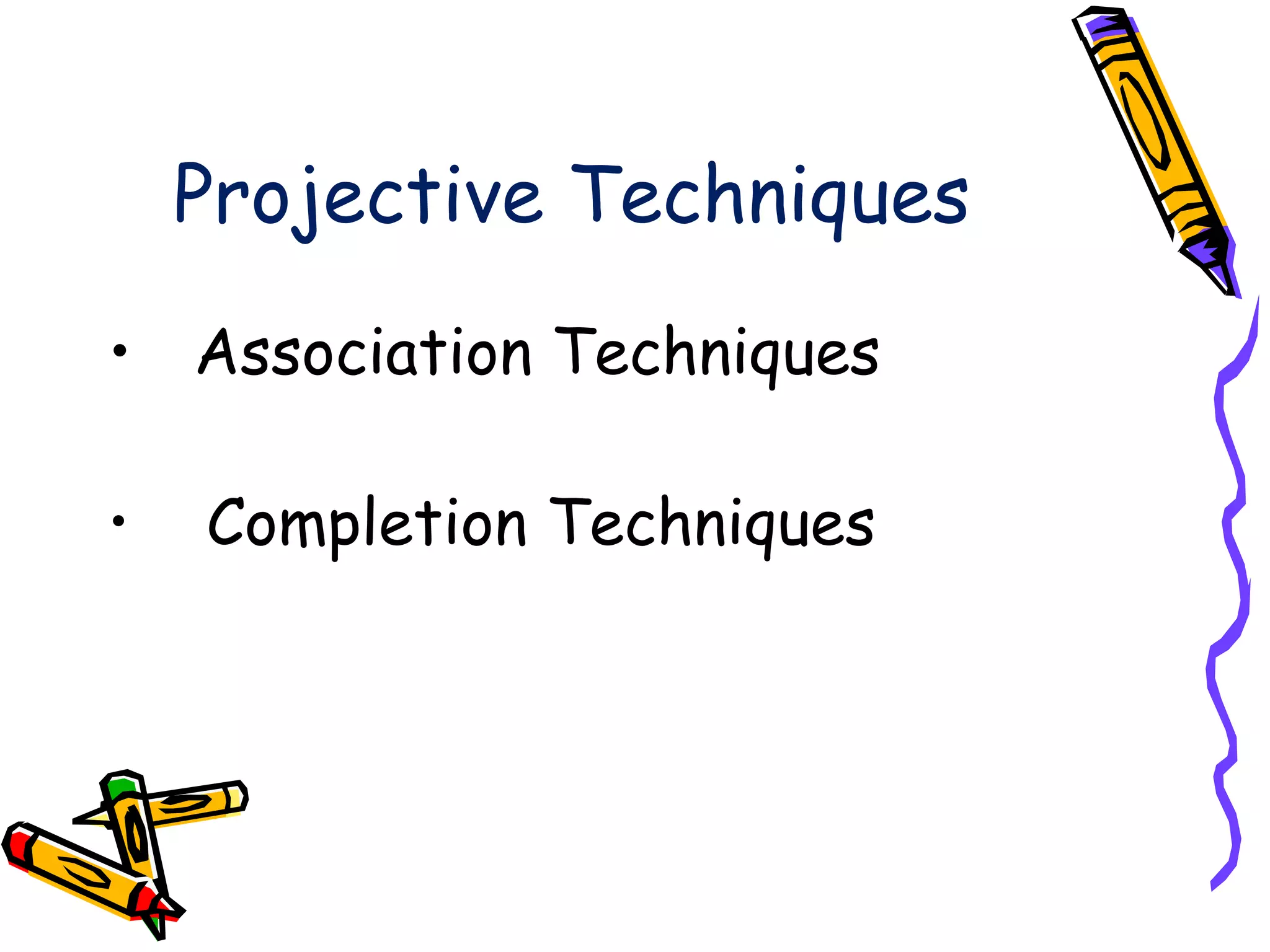 Brm(projective techniques) | PPT