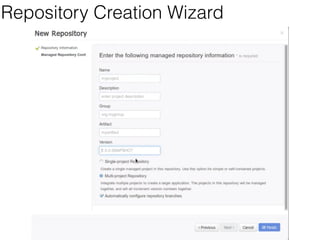 Repository Creation Wizard 
 