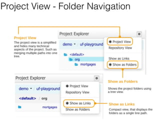 Project View - Folder Navigation 
 