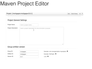 Maven Project Editor 
 